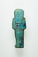 Worker Shabti of Henettawy (C), Daughter of Isetemkheb, Faience