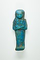 Worker Shabti of Henettawy (C), Daughter of Isetemkheb, Faience