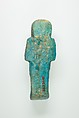 Worker Shabti of Henettawy (C), Daughter of Isetemkheb, Faience