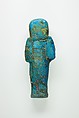 Worker Shabti of Henettawy (C), Daughter of Isetemkheb, Faience