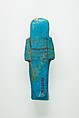 Worker Shabti of Henettawy (C), Daughter of Isetemkheb, Faience