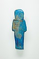 Worker Shabti of Henettawy (C), Daughter of Isetemkheb, Faience
