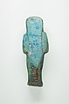 Worker Shabti of Henettawy (C), Daughter of Isetemkheb, Faience