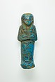 Worker Shabti of Henettawy (C), Daughter of Isetemkheb, Faience
