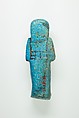 Worker Shabti of Henettawy (C), Daughter of Isetemkheb, Faience