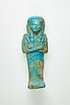 Worker Shabti of Henettawy (C), Daughter of Isetemkheb, Faience