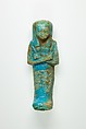 Worker Shabti of Henettawy (C), Daughter of Isetemkheb, Faience