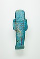 Worker Shabti of Henettawy (C), Daughter of Isetemkheb, Faience