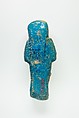 Worker Shabti of Henettawy (C), Daughter of Isetemkheb, Faience