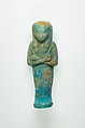 Worker Shabti of Henettawy (C), Daughter of Isetemkheb, Faience