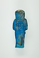 Worker Shabti of Henettawy (C), Daughter of Isetemkheb, Faience