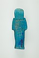 Worker Shabti of Henettawy (C), Daughter of Isetemkheb, Faience