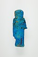 Overseer Shabti of Henettawy (C), Daughter of Isetemkheb, Faience