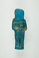 Worker Shabti of Henettawy (C), Daughter of Isetemkheb, Faience