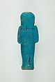 Worker Shabti of Henettawy (C), Daughter of Isetemkheb, Faience