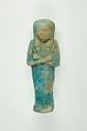 Worker Shabti of Henettawy (C), Daughter of Isetemkheb, Faience
