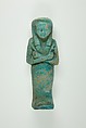 Worker Shabti of Henettawy (C), Daughter of Isetemkheb, Faience