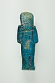 Worker Shabti of Henettawy (C), Daughter of Isetemkheb, Faience