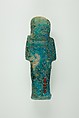 Worker Shabti of Henettawy (C), Daughter of Isetemkheb, Faience