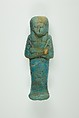 Worker Shabti of Henettawy (C), Daughter of Isetemkheb, Faience