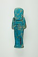 Worker Shabti of Henettawy (C), Daughter of Isetemkheb, Faience