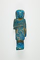 Overseer Shabti of Henettawy (C), Daughter of Isetemkheb, Faience