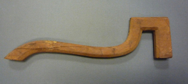 Meskhetyu Instrument From Foundation Deposit C, Hatshepsut's Temple, Wood