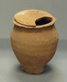 Jar with lid, Pottery