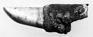 Burnishing tool, goldsmith's, Bronze or copper alloy, bone