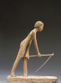 Statue of man hoeing from tomb of Tjeteti, Wood