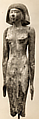 Standing statue of Mitry's wife, Acacia, gesso, paint