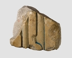Relief Fragment from the Tomb of Neferu or Khety, Limestone, paint