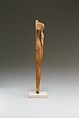 Fragment of female figure, Wood
