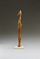 Fragment of female figure, Wood