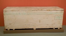 Outer coffin of the Child Myt, Wood (ficus sycomorus), paint