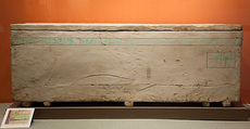Outer coffin of the Child Myt, Wood (ficus sycomorus), paint