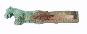 Whip Handle in the Form of a Horse, Faience