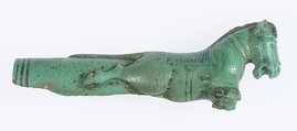 Whip Handle in the Form of a Horse, Faience
