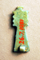 Djed Amulet, Faience