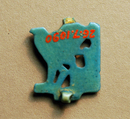 Hieroglyphic Amulet, Faience