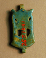 Amulet with an Ankh and Two Was Scepters, Faience