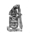 Fragmentary Cartouche Amulet, Faience
