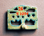 Hieroglyphic Amulet, Faience