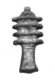 Djed Amulet, Faience