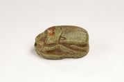 Scarab Inscribed Amunrehotep, Pottery