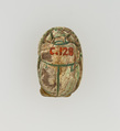 Scarab Inscribed with the Name Amtenhotep, Steatite, glazed