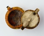 Ivory Unguent Box of Queen Nefertari, Hippopotamus ivory, rosewood