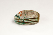 Scarab Inscribed with the Name Amenhotep, Steatite, glazed