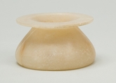 Cosmetic jar, Travertine (Egyptian alabaster)