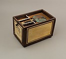 Cosmetic Box of the Royal Butler Kemeni, Cedar, with ebony and ivory veneer and silver mounts